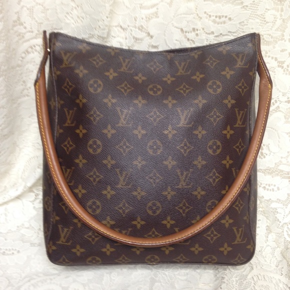 Louis Vuitton Brown Mono Canvas Shoulder Bag - Picture 11 of 14
